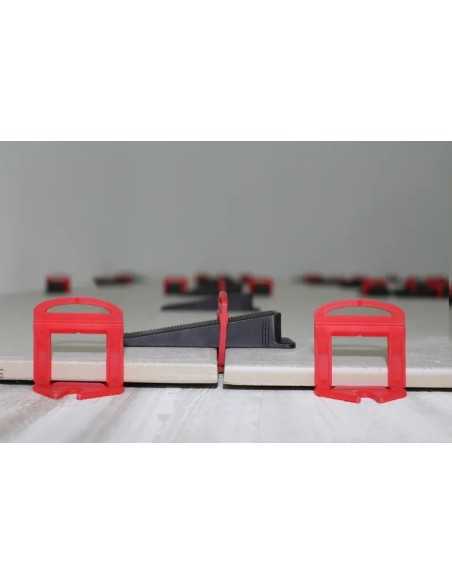 Brida Delta Level System RUBI 3-12mm 0,5mm Bolsa (400 uni) | Cómpralo en CAHERSA