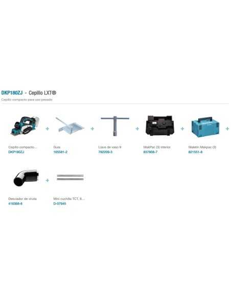 CEPILLO MAKDKP180ZJ 18V LXT 82MM MAKPAC MAKITA