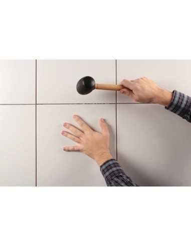 Maza de Goma Alicatado RUBI 500grs Mango Madera - Caras planas | Cómpralo en CAHERSA