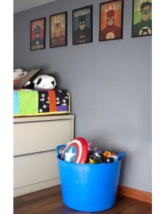 Capazo de Plástico Nº3 RUBI FLEXTUB Azul 40lt | Cómpralo en CAHERSA 2