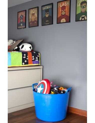 Capazo de Plástico Nº3 RUBI FLEXTUB Azul 40lt | Cómpralo en CAHERSA