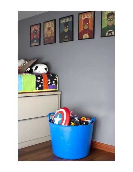 Capazo de Plástico Nº3 RUBI FLEXTUB Negro 40lt | Cómpralo en CAHERSA