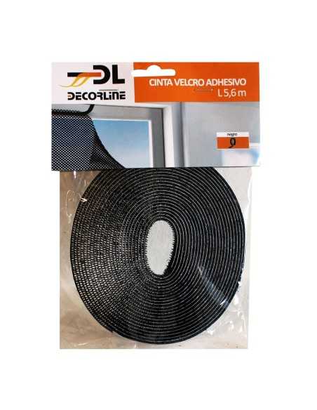 Kit cinta velcro EPID adhesiva para mosquitera 5 m Negro |