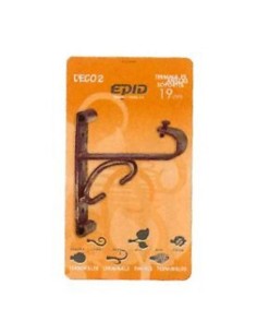 Soporte barra cortina fijo EPID 19 mm negro | EPID Hogar