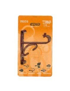 Soporte barra cortina fijo EPID 19 mm negro | EPID Hogar