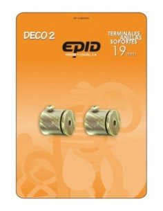 Soporte Lateral Barra Cortina EPID 19mm Metalico Deco 2