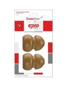 Terminal barra cortina EPID 29mm madera natural | EPID Hogar
