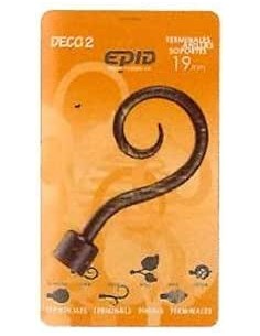 Terminal barra cortina Loira EPID 19 mm izquierdo metal