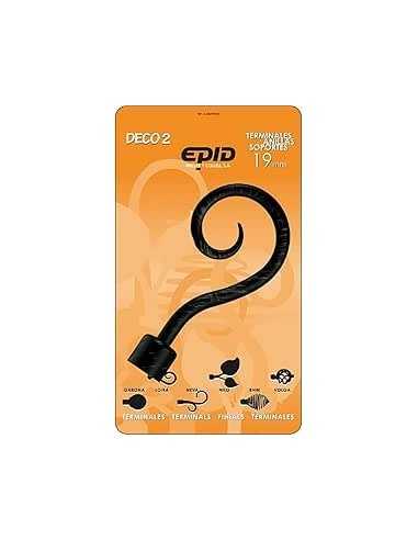 Terminal barra cortina Loira EPID 19 mm izquierdo metal