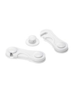 Cierre seguridad frontal con pestillo INOFIX Blanco pack 2 | Compra ahora