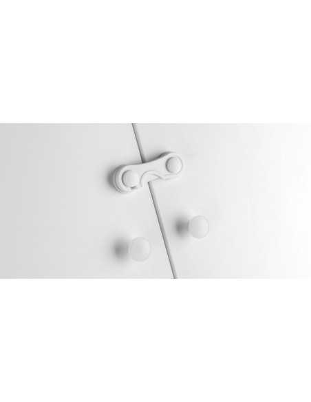 Cierre seguridad frontal con pestillo INOFIX Blanco pack 2 | Compra ahora