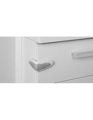 Cierre seguridad lateral con pestillo INOFIX Blanco | Mejora tu hogar