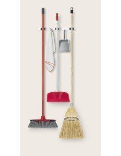 Colgador para escobas triple INOFIX Negro | Cómpralo online 2