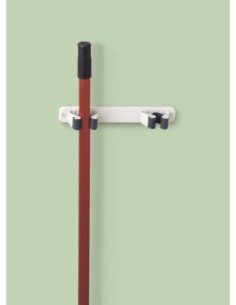 Colgador para escobas doble INOFIX Blanco | Haz tu pedido 2