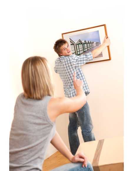 Colgador de pared INOFIX Cuelgafácil Blanco 4 unidades | Añadir al carrito