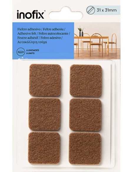 Fieltro sintético adhesivo INOFIX 6 piezas cuadradas de 3x31x31mm Mar… – Añadir al carrito