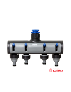 Racor TATAY Hembra 4 vías premium