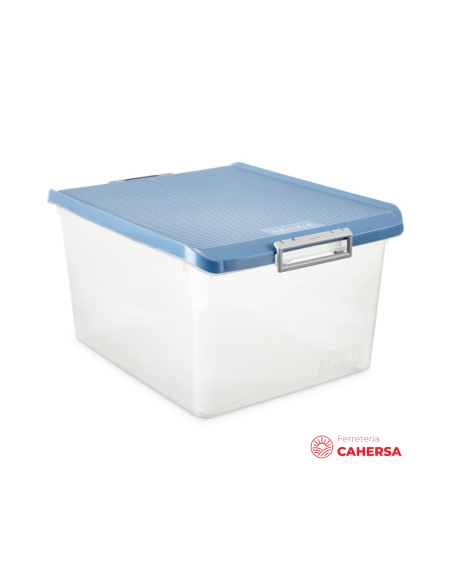 Caja Multiusos TATAY 35 L Azul Paloma