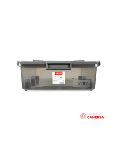 Caja bajo cama ruedas TATAY 63 L Fume