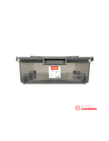 Caja bajo cama ruedas TATAY 63 L Fume