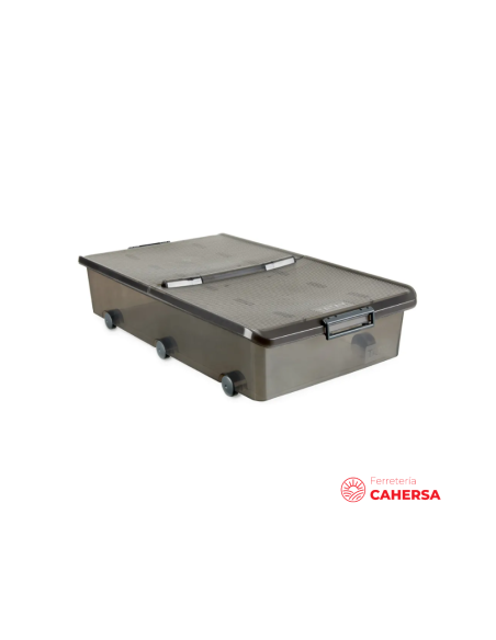 Caja bajo cama ruedas TATAY 63 L Fume | Hogar TATAY