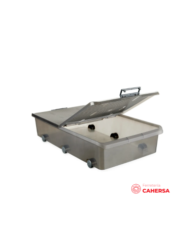 Caja bajo cama ruedas TATAY 63 L Fume | Hogar TATAY