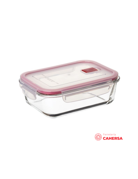 Táper Hermético TATAY Rectangular Cristal 1.1 L