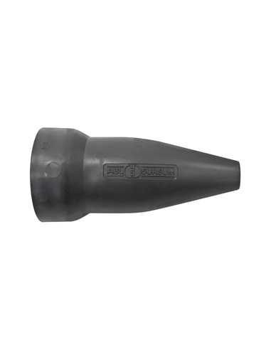 Base de enchufe industrial de goma IP20 16A 240V negra | Cómpralo online