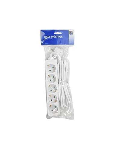 Base de enchufes 5 Tomas Cable 3*1,5mm 1,5m | Cómpralo online