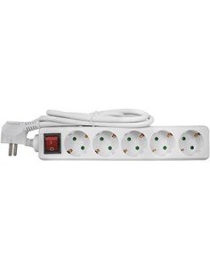 Base de enchufes 5 Tomas con interruptor Cable 3*1,5mm 1,5m | Cómpralo online