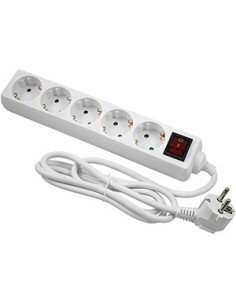 Base de enchufes 5 Tomas con interruptor Cable 3*1,5mm 1,5m | Cómpralo online 2