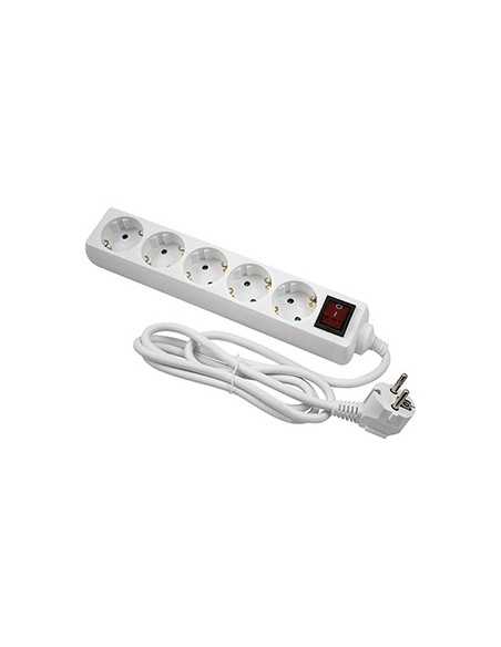 Base de enchufes 5 Tomas con interruptor Cable 3*1,5mm 1,5m | Cómpralo online