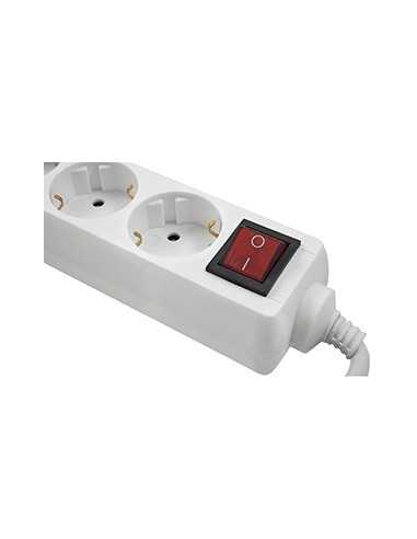 Base de enchufes 5 Tomas con interruptor Cable 3*1,5mm 1,5m | Cómpralo online