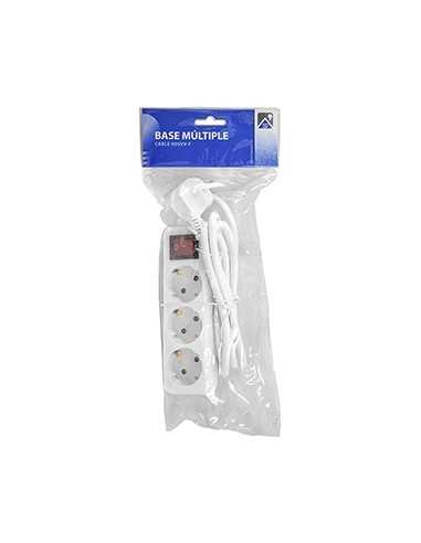 Base de enchufes 3 Tomas con Interruptor Cable 3*1,5 3m | Cómpralo online