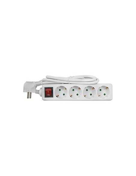 Base de enchufes 4 Tomas con Interruptor Cable 3*1,5 3m | Cómpralo online