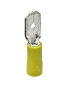 Terminal preaislado faston macho AFM 1.5/6.3 rojo 10 uds | Cómpralo online