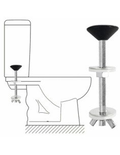 Tornillos fijación (inhodoro) taza-tanque (95mm) metálica 2 uds | Cómpralo online 2