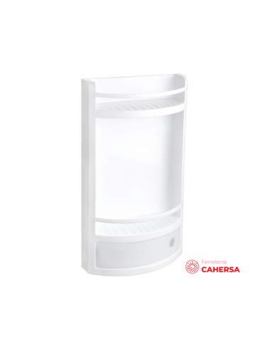 Estante de baño TATAY dos repisas cajón Blanco