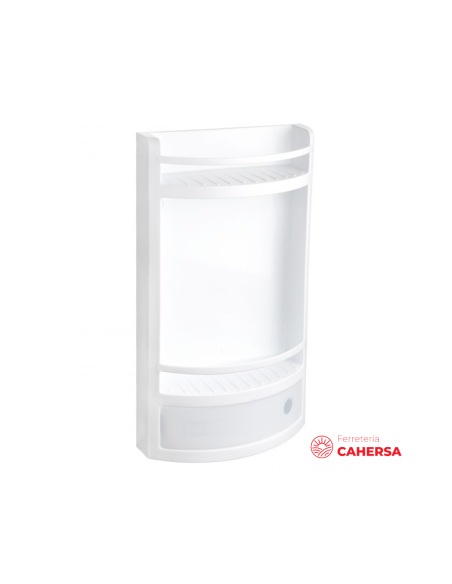 Estante de baño TATAY dos repisas cajón Blanco