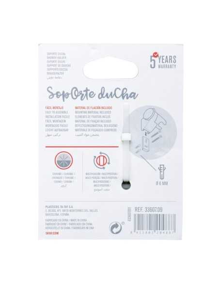 Soporte ducha TATAY multiposición Cromo | Hogar TATAY