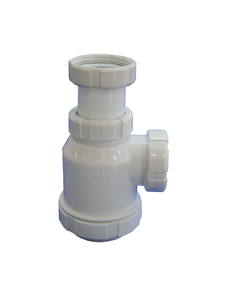 Sifón desague botella T--4VA racor extensible 1 1/4 x 1…