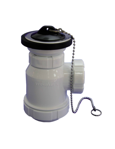 Sifón desague botella T-3M Mini Válvula/cadena Ø70 x 1…