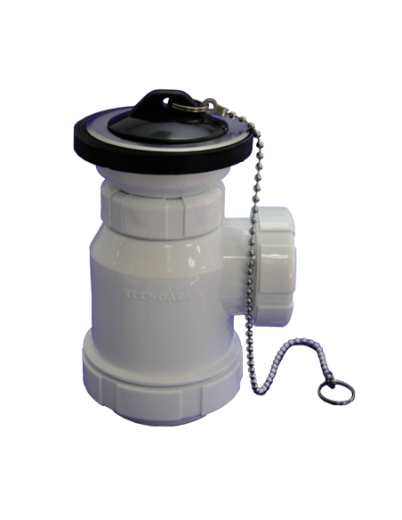 Sifón desague botella T-3M Mini Válvula/cadena Ø70 x 1…