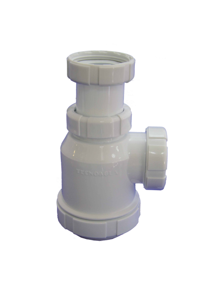 Sifón desague botella T-4 Racor extensible 1 1/2 x 1 1/2-Ø40…