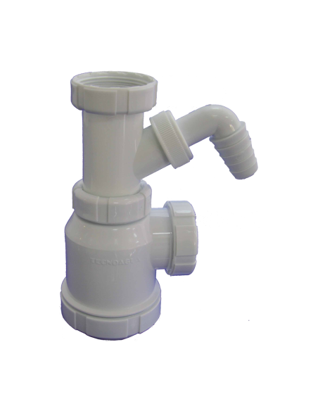 Sifón desague botella T-4TD Racor extensibletoma de lavadora…