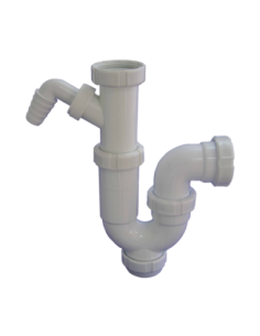 Sifón desague T-31T curvo Racor extensible toma de lavadora…