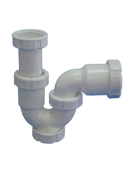 Sifón desague T-31M Mini curvo Racor extensible 1 1/4 x 1…