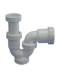 Sifón desague T-31M Mini curvo Racor extensible 1 1/4 x 1…