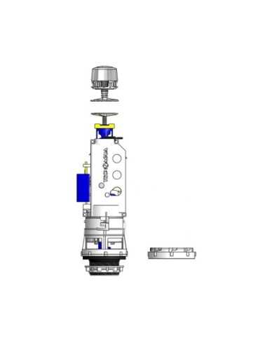 Mecanismo doble descarga inodoro T-282NS+ Pulsador…