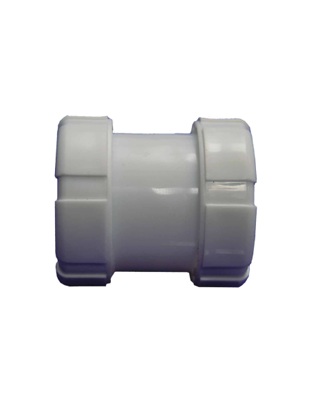 Manguito Hembra-Hembra T-206 Tubo liso 1 1/2-Ø40 | Compra…